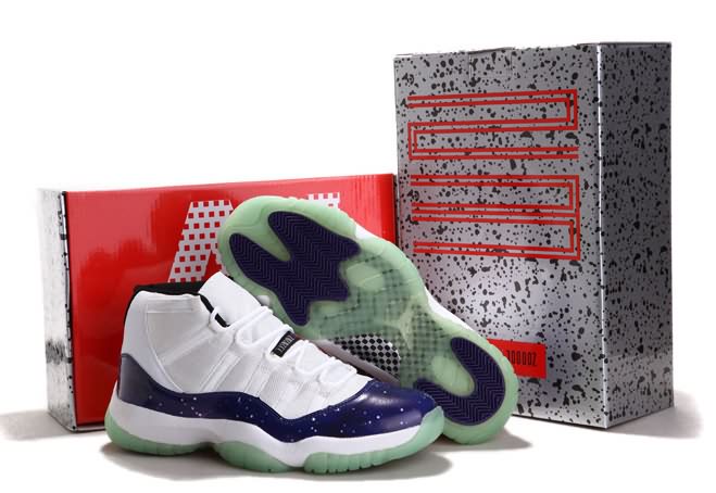 Hot Deal Air Jordan 11 (XI) Retro New White Galaxy